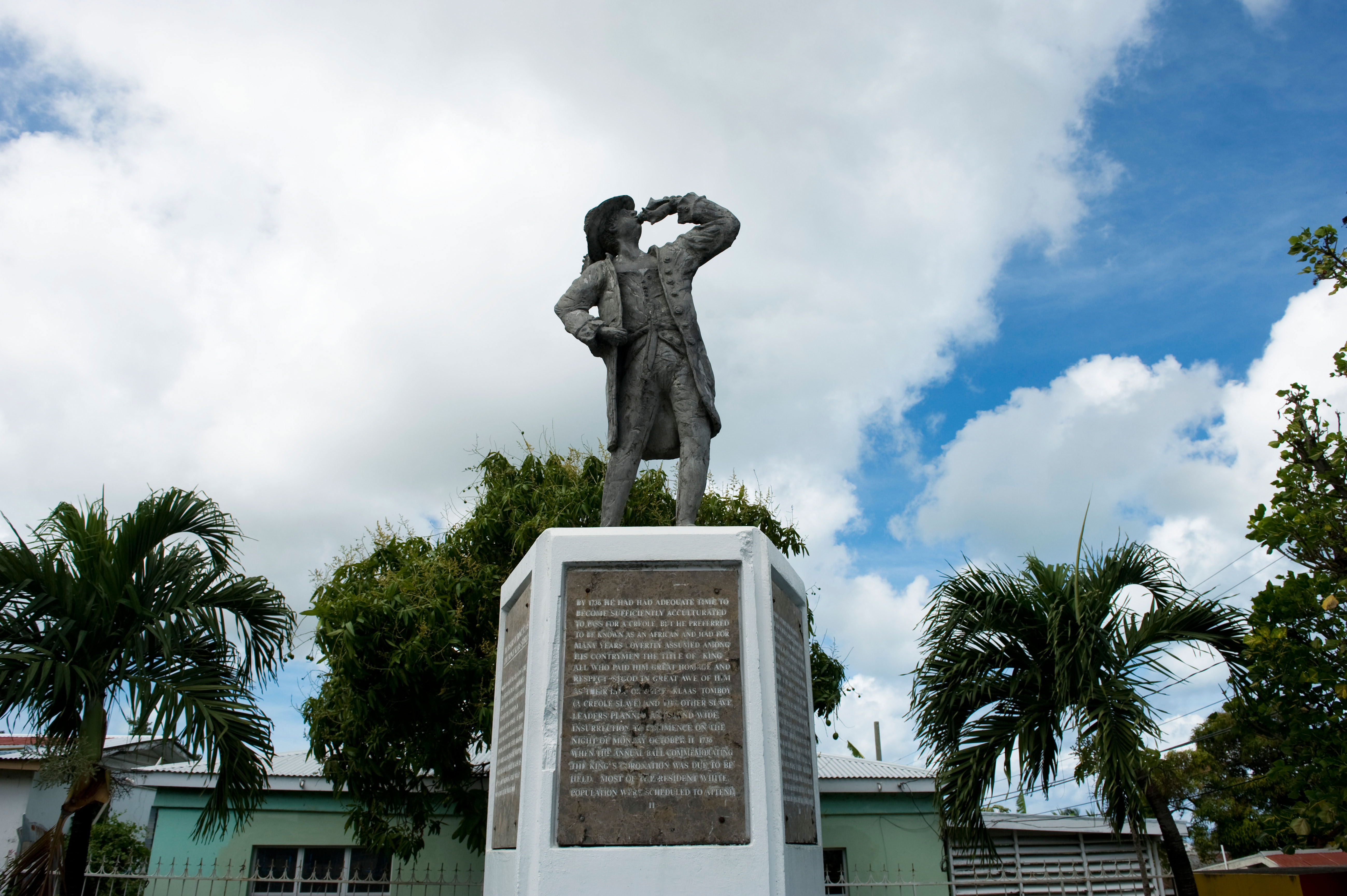 Prince Klass Statue on the Outskirts of St. Johns